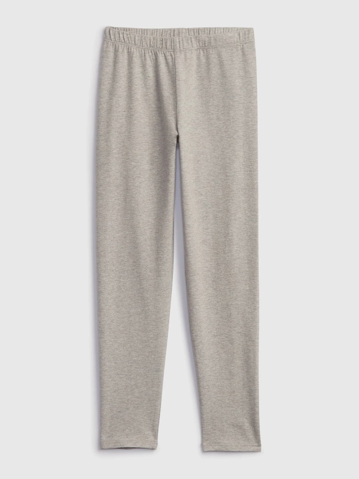 GAP - Quần Thun Dài Bé Gái - Legging - LIGHT HEATHER GREY B08