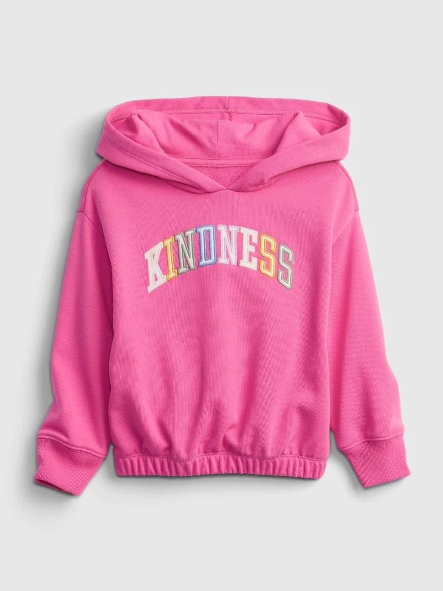 GAP - Áo Hoodie Em Bé Gái Toddler - KINDNESS GRAPHIC