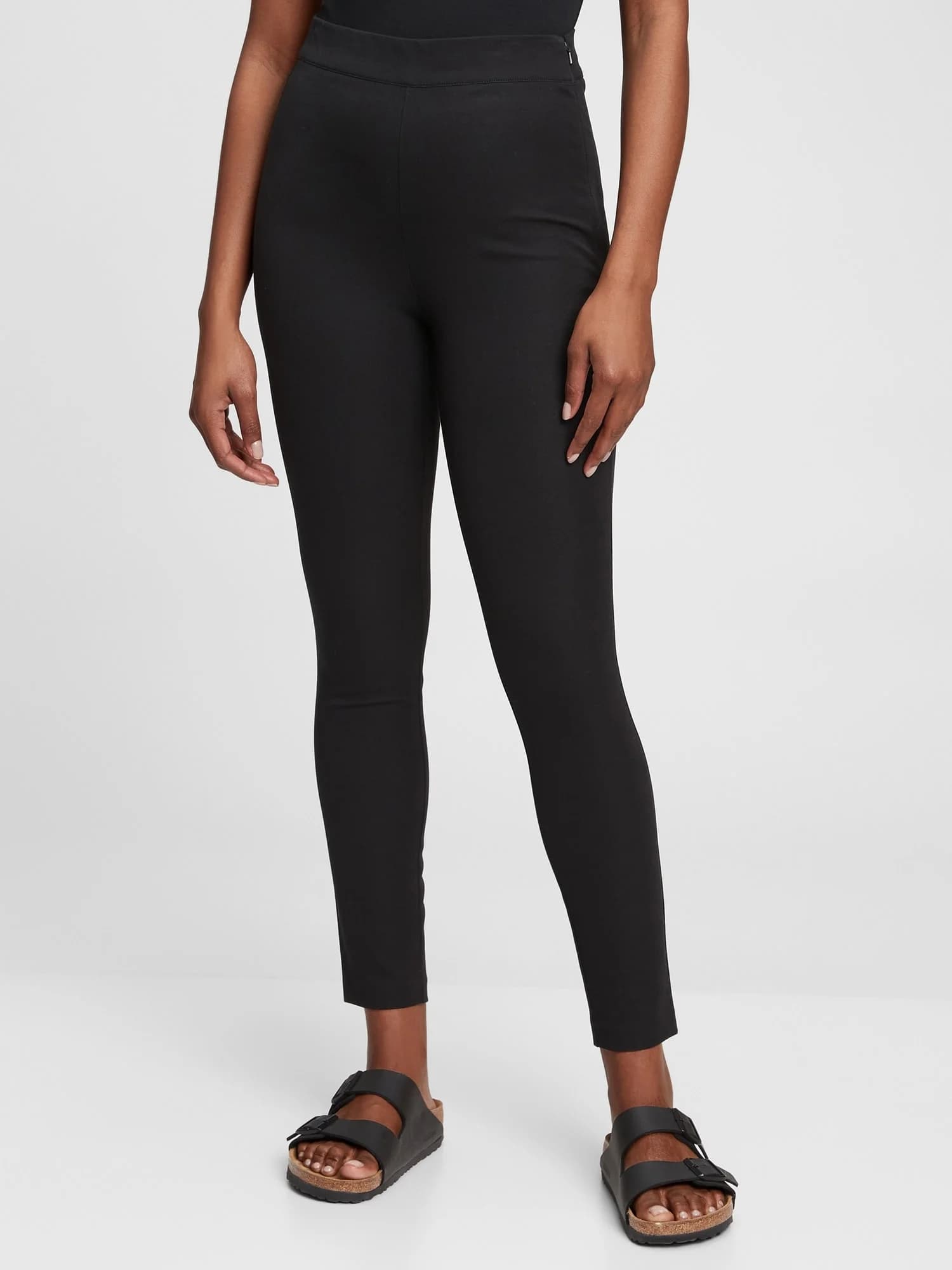 GAP - Quần Vải Dài Nữ - High Rise Legging - TRUE BLACK
