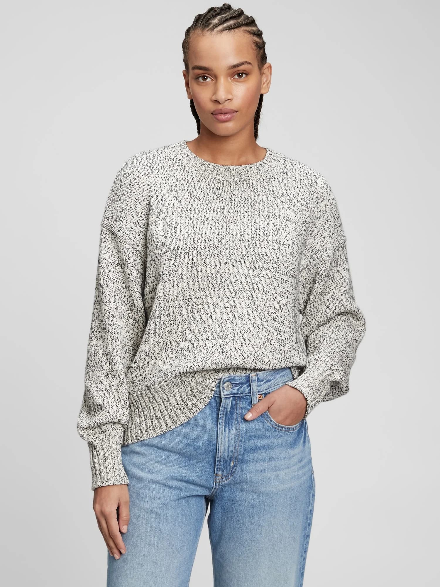 GAP - Áo Len Nữ - Sweater - SNOW CAP