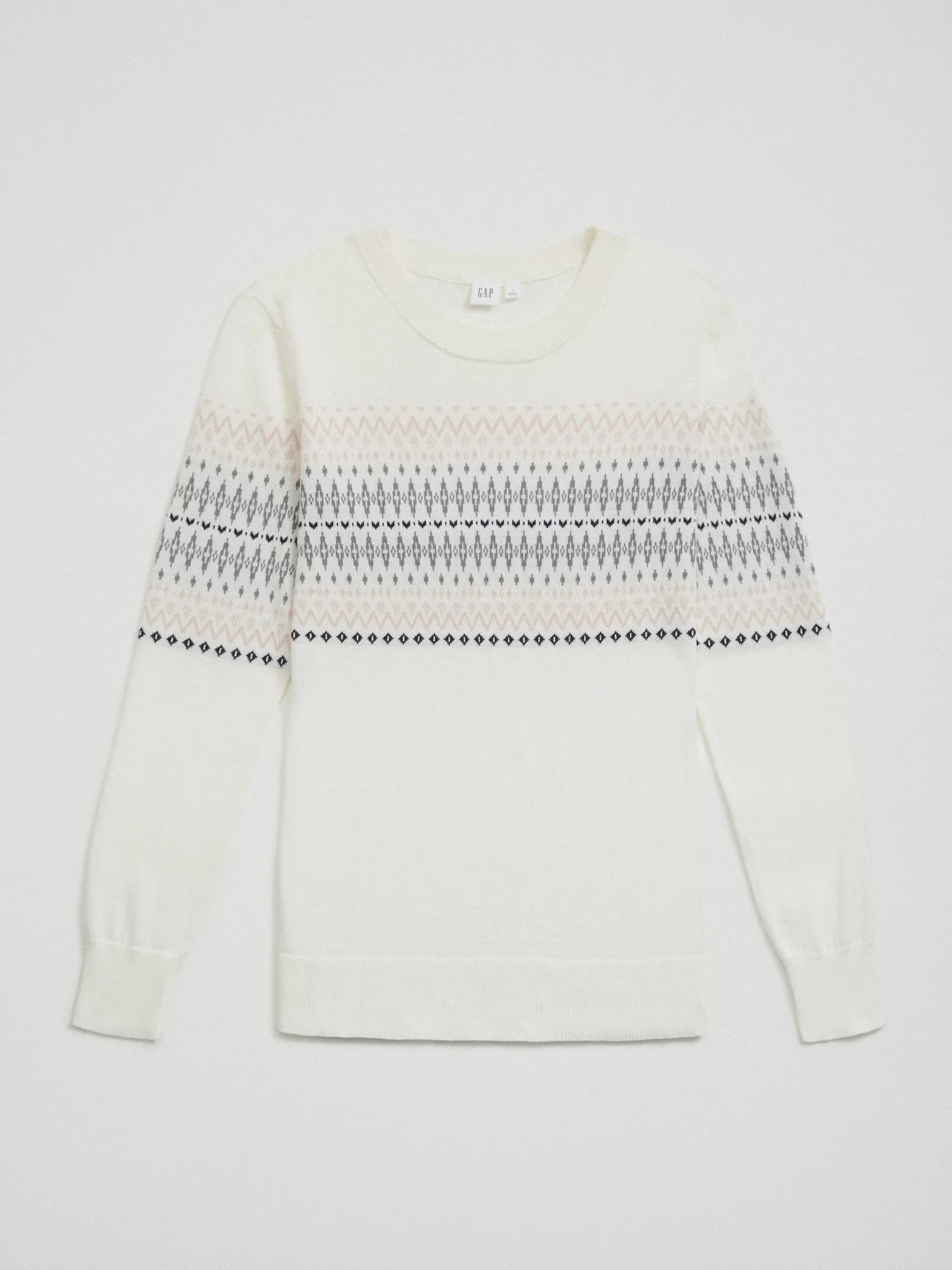 GAP - Áo Len Nữ - Sweater - SNOWFLAKE MILK