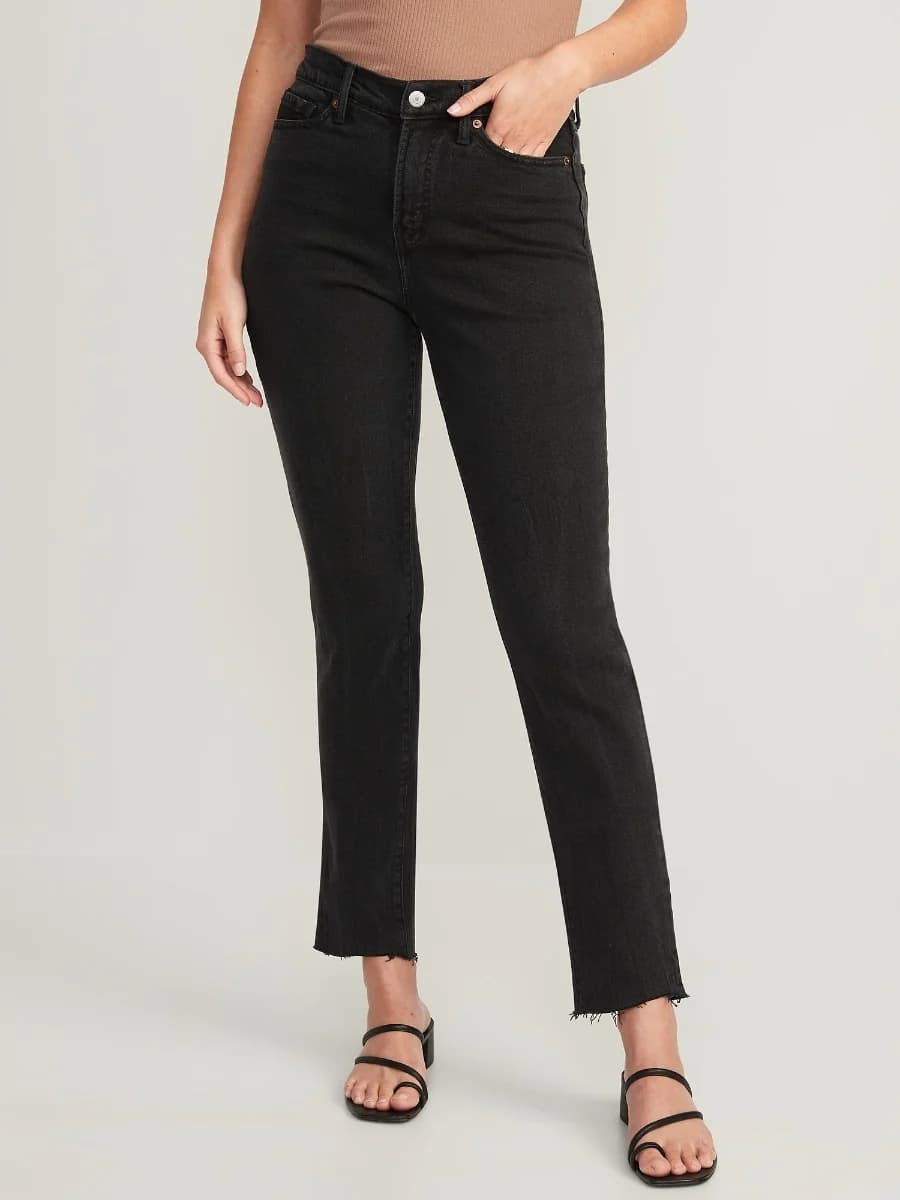 Old Navy - Quần Jean Nữ Ống Đứng - MOON SHADE