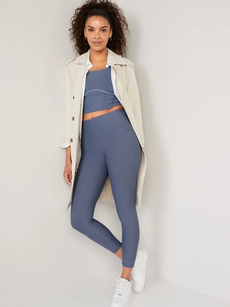 Old Navy - Quần Tập Thể Thao Nữ - BLUE DUSK