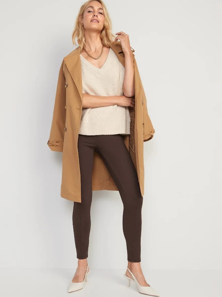 Old Navy - Quần Dài Nữ Skinny Fit - FRENCH ROAST