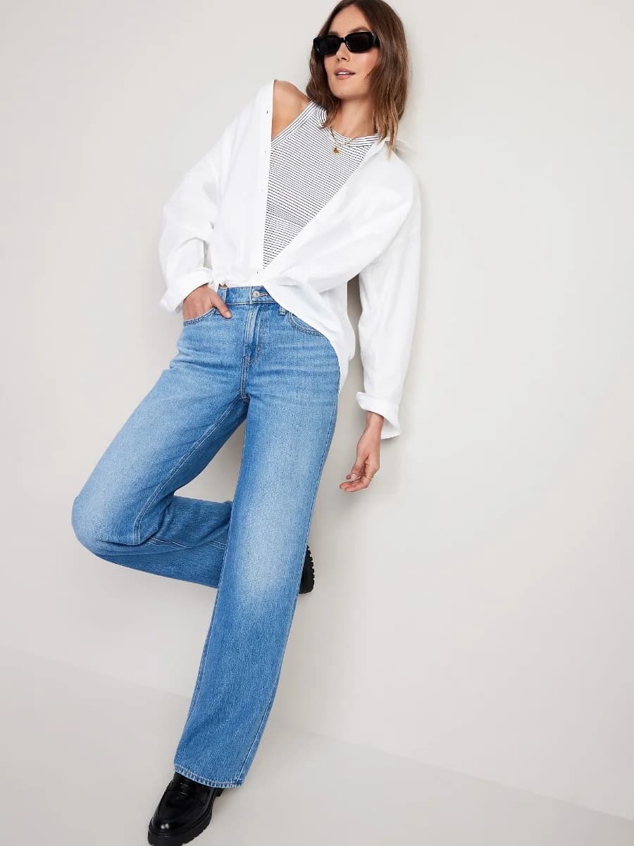 Old Navy - Quần Jean Dài Nữ - AGNES