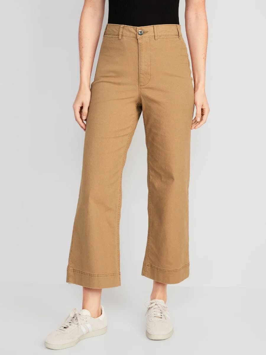 Old Navy - Quần Dài Nữ Ống Rộng - ACACIA