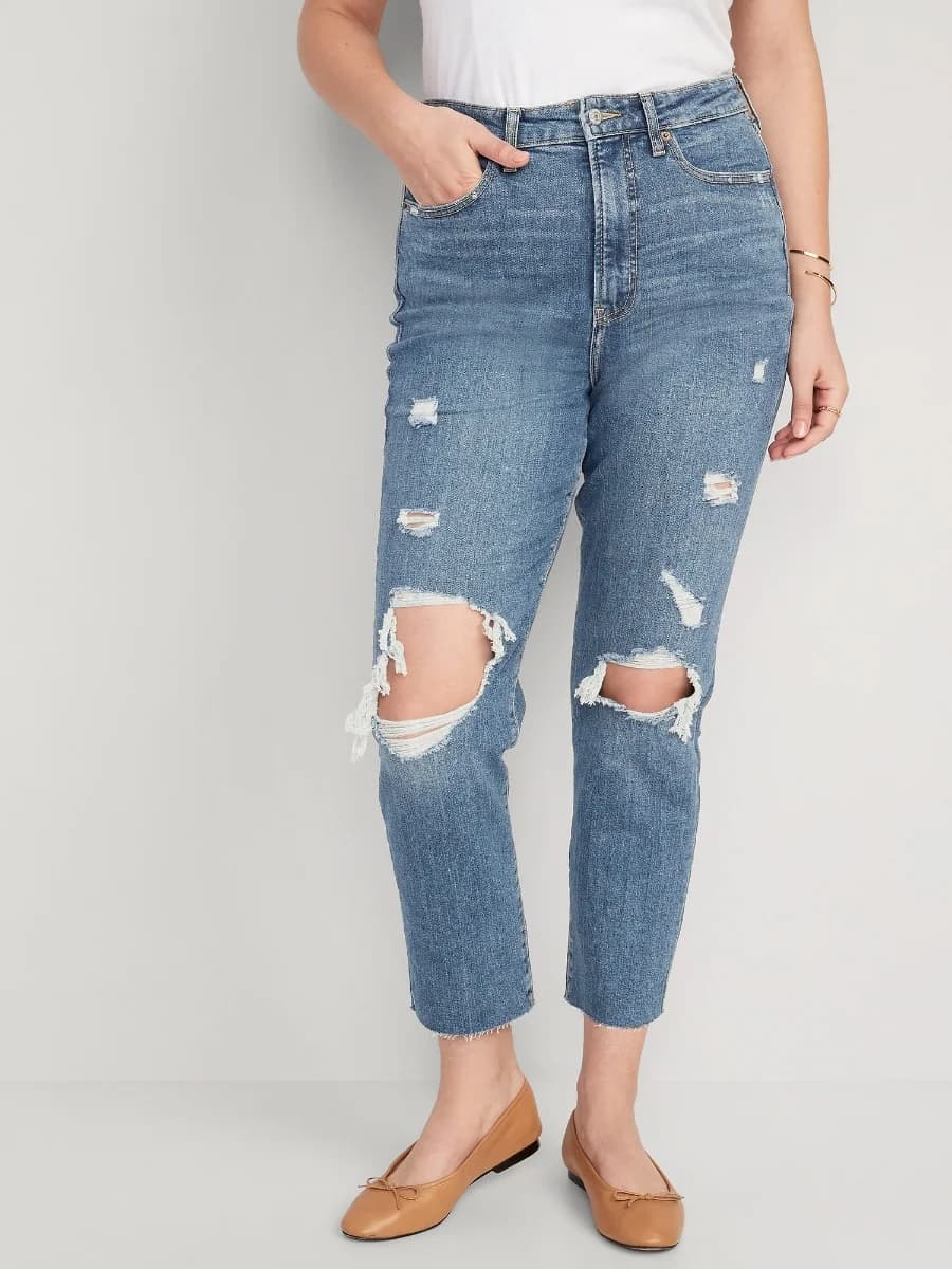 Old Navy - Quần Jean Nữ Ống Đứng - SAYLOR