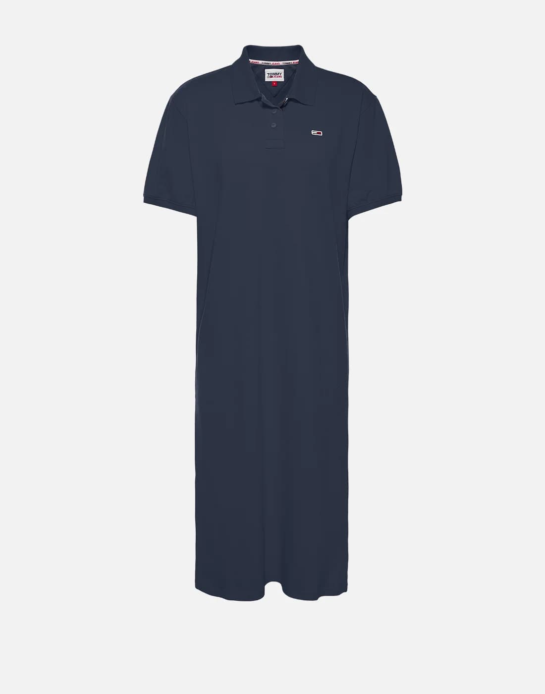 Tommy Jeans - Đầm Nữ TJW Solid Stretch Polo Dress - TWILIGHT NAVY