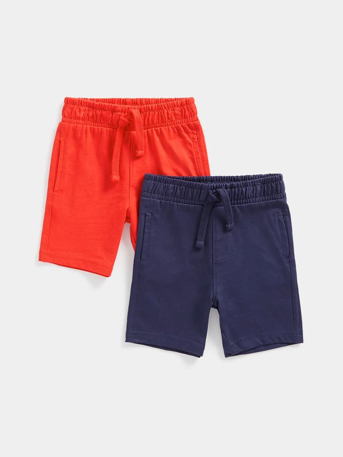 mothercare - bộ 2 quần short bé trai - RED/NAVY