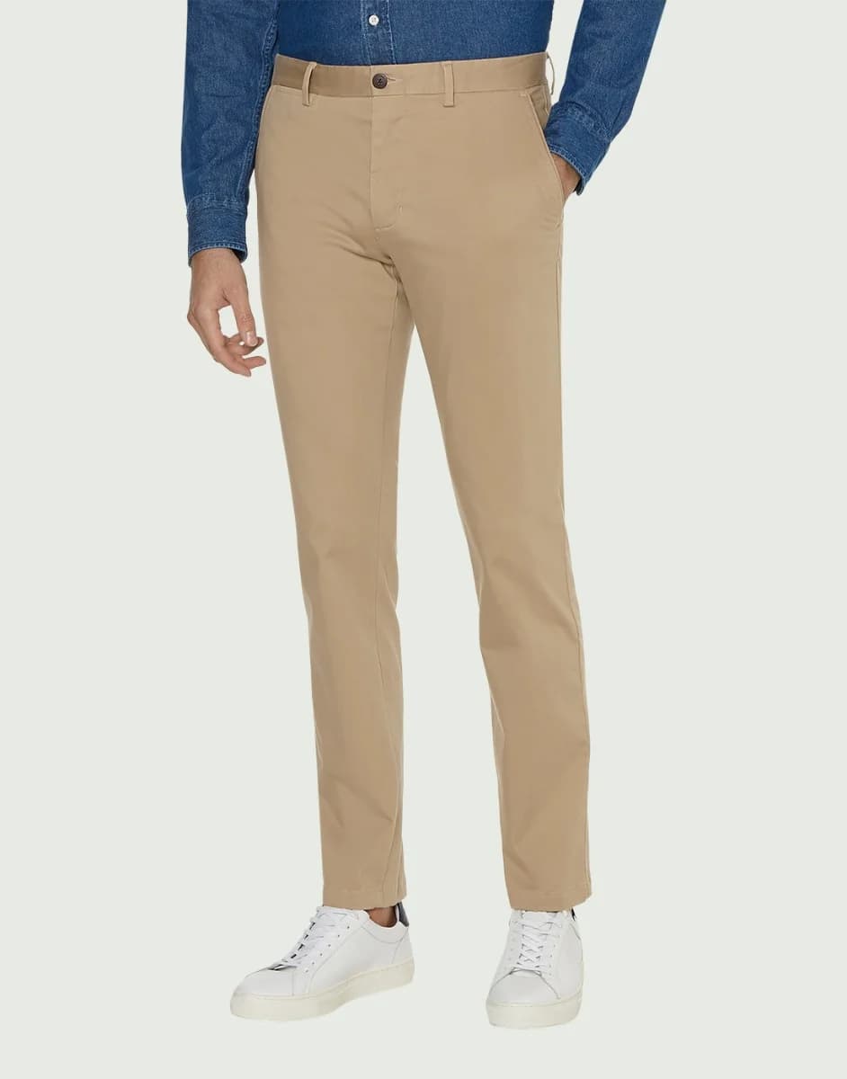 Tommy Hilfiger - Quần Dài Nam LM Denton Ctn Satin PD - BATIQUE KHAKI