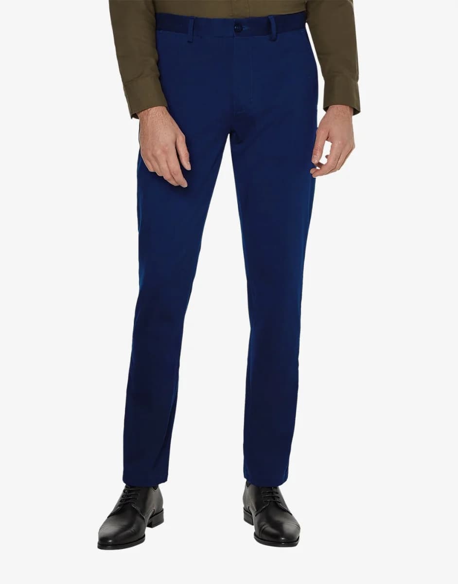 Tommy Hilfiger - Quần Dài Nam Im Denton Ctn Satin Pd - DESERT SKY