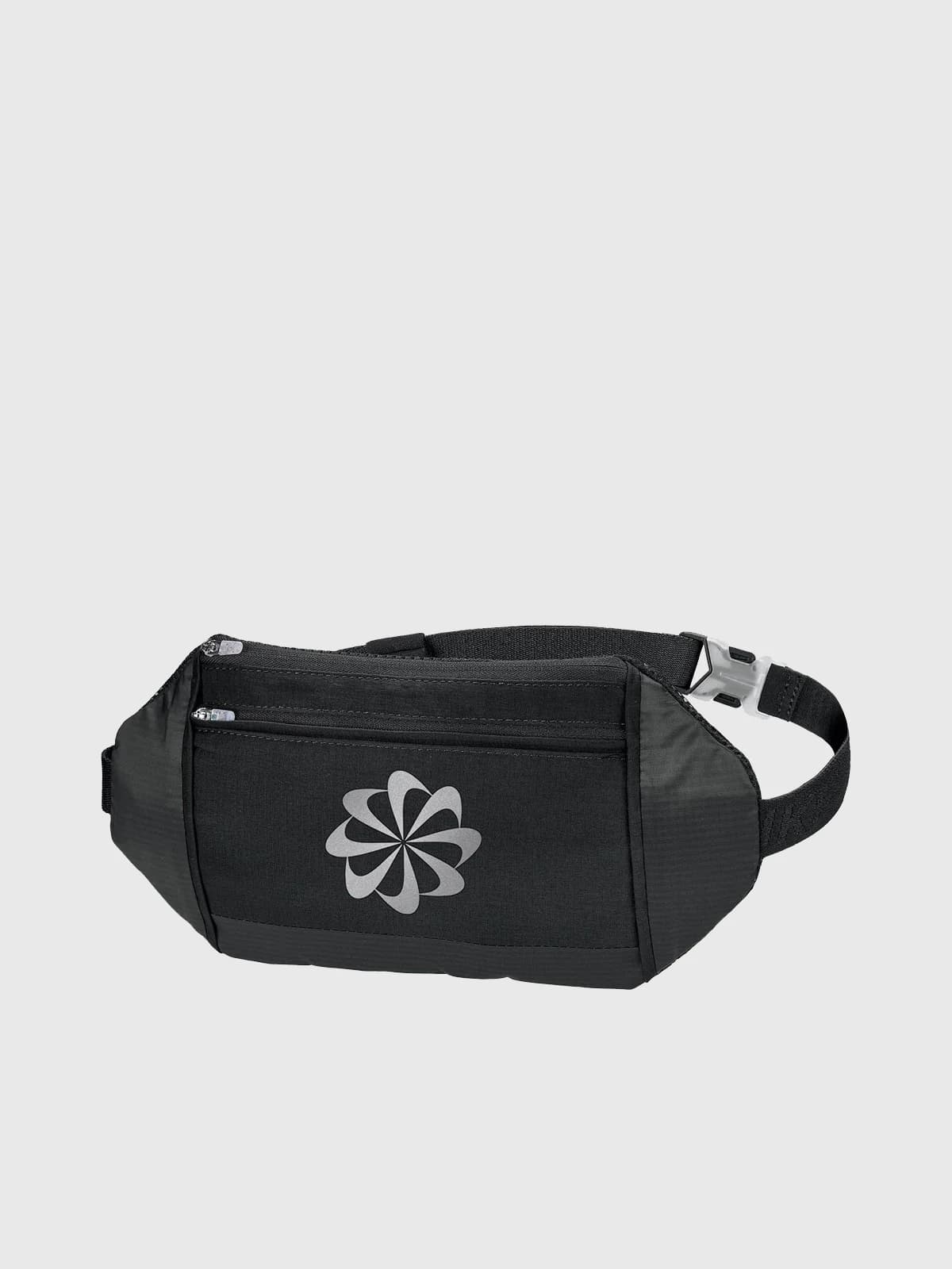 Nike Outdoor - Túi Thể Thao Unisex - Nike Challenger Waist Pack Large Black/Black/Black - BLACK/BLACK/BLACK/SILVER
