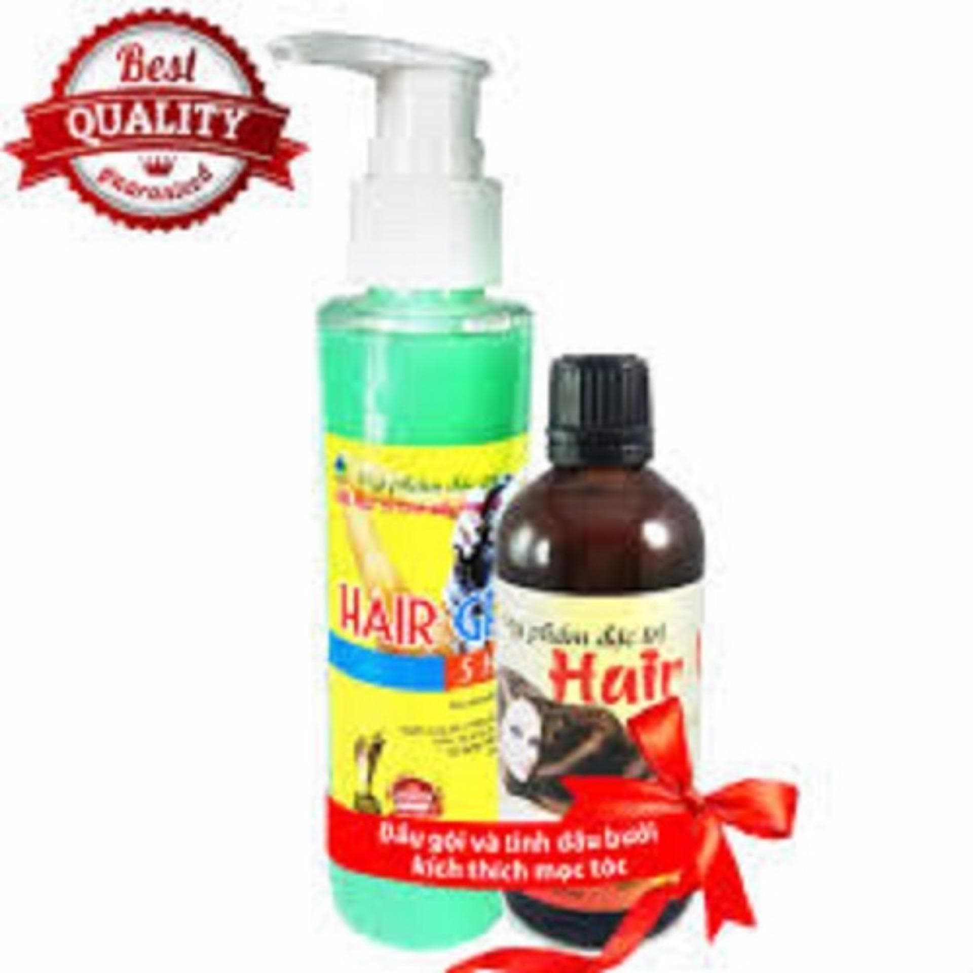 Combo Dầu Gội Bưởi Và Tinh Dầu Bưởi Kích Thích Mọc Tóc-Nuôi Dưỡng Tóc Chuyên Sâu