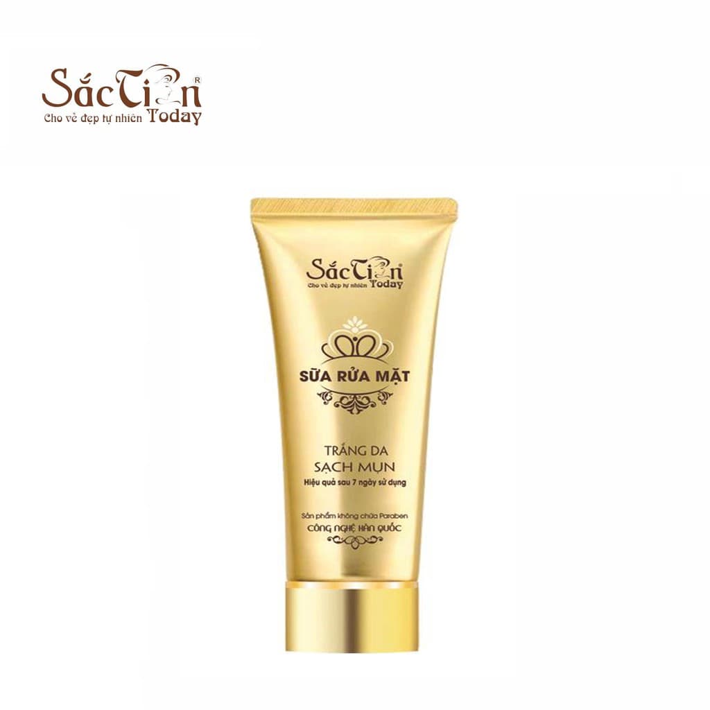 Sữa rửa mặt trắng da sạch mụn Sắc Tiên Today 100ml