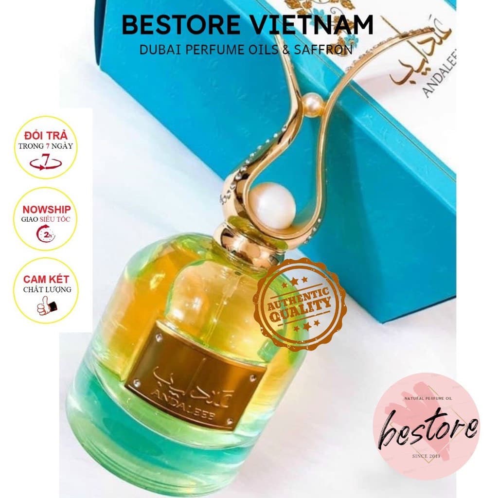 [CAM KẾT CHÍNH HÃNG] Nước hoa Dubai nội địa ANDALEEB mẫu thử 10ml và chai full 100ml