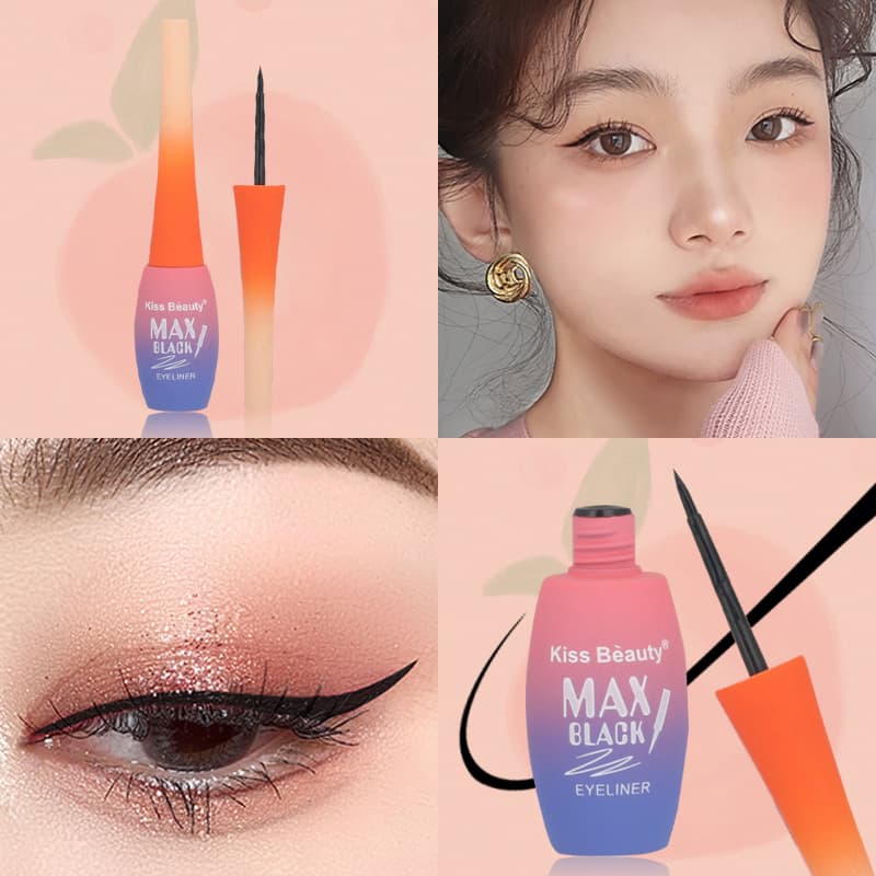 [HCM][Peachy Sis] 2021 Bộ trang điểm mắt mới giá rẻKhông thấm nước chống mồ hôi lâu dài (Mascara + Bút kẻ mắt dạng lỏng)-Đen