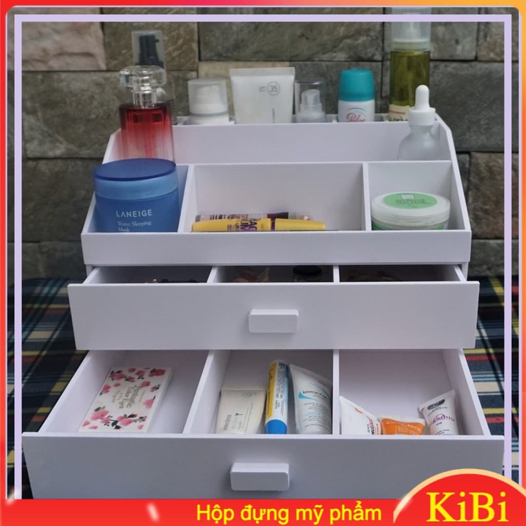 [HCM]Kệ đựng mỹ phẩm 3 tầng đại kệ trang điểm vật dụng chất lượng