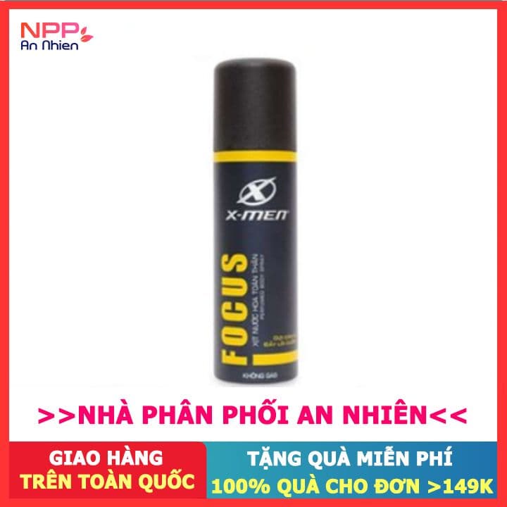Xịt Nước Hoa Toàn Thân X Men Focus 100ML- NPP AN NHIÊN