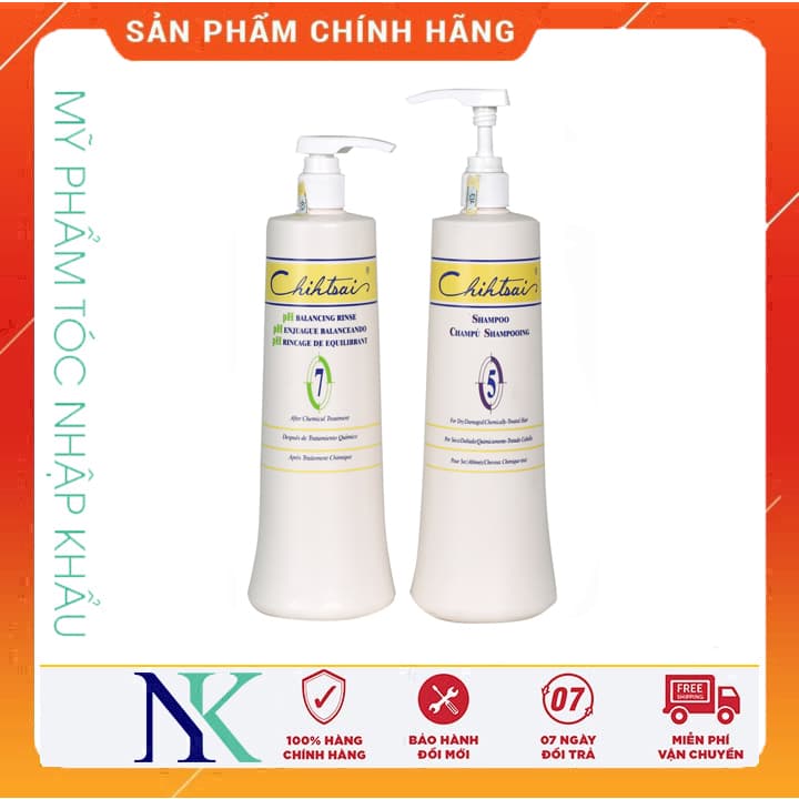 [HCM]Dầu Gội Xã Phục Hồi Tóc No 5-7 Chihtsai 1000Ml