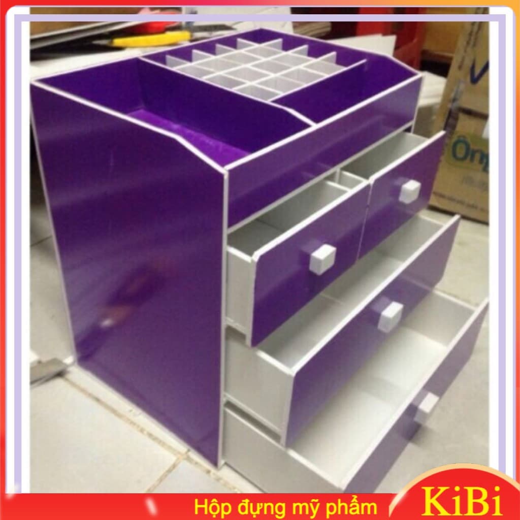[HCM]Tủ Tím 4 tầng màu tím đựng son phấn mỹ phẩm nước hoa chất lượng