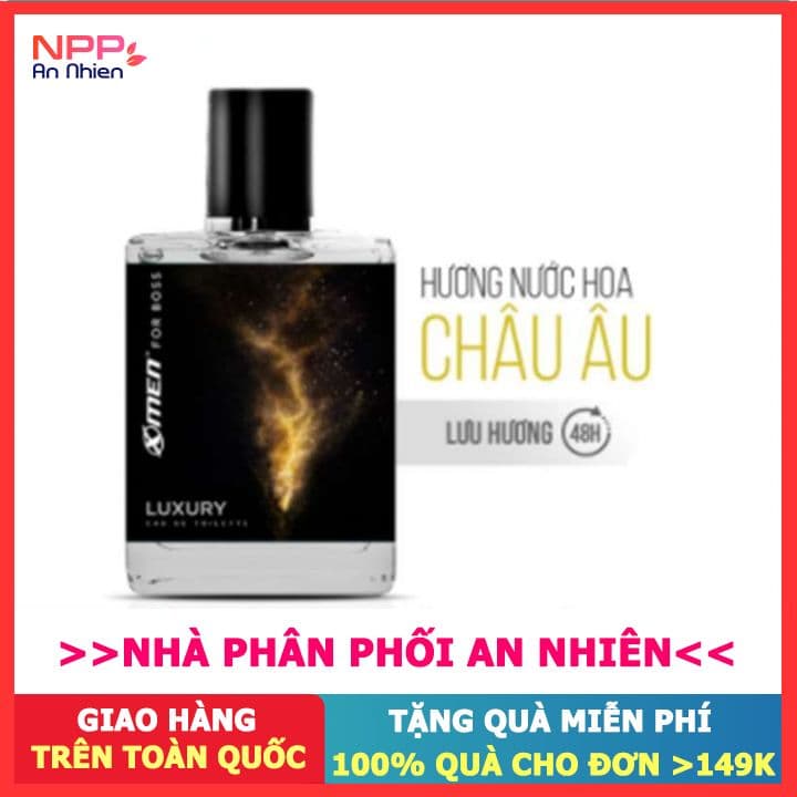 Nước hoa EDT X-Men for Boss Luxury  49ml- NPP AN NHIÊN