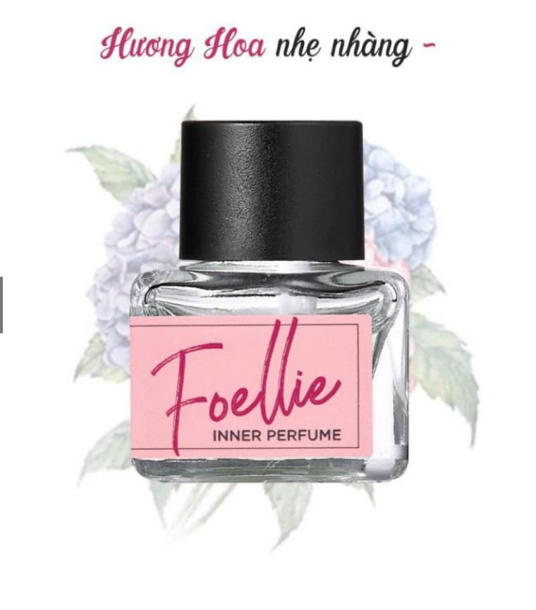[Xu đổi quà] Nước Hoa Vùng Kín Foellie Eau De Bijou Màu hồng 5ml - hương hoa hồng nhẹ