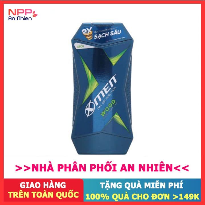 Dầu Gội Nước hoa X-Men Wood 180g- NPP AN NHIÊN