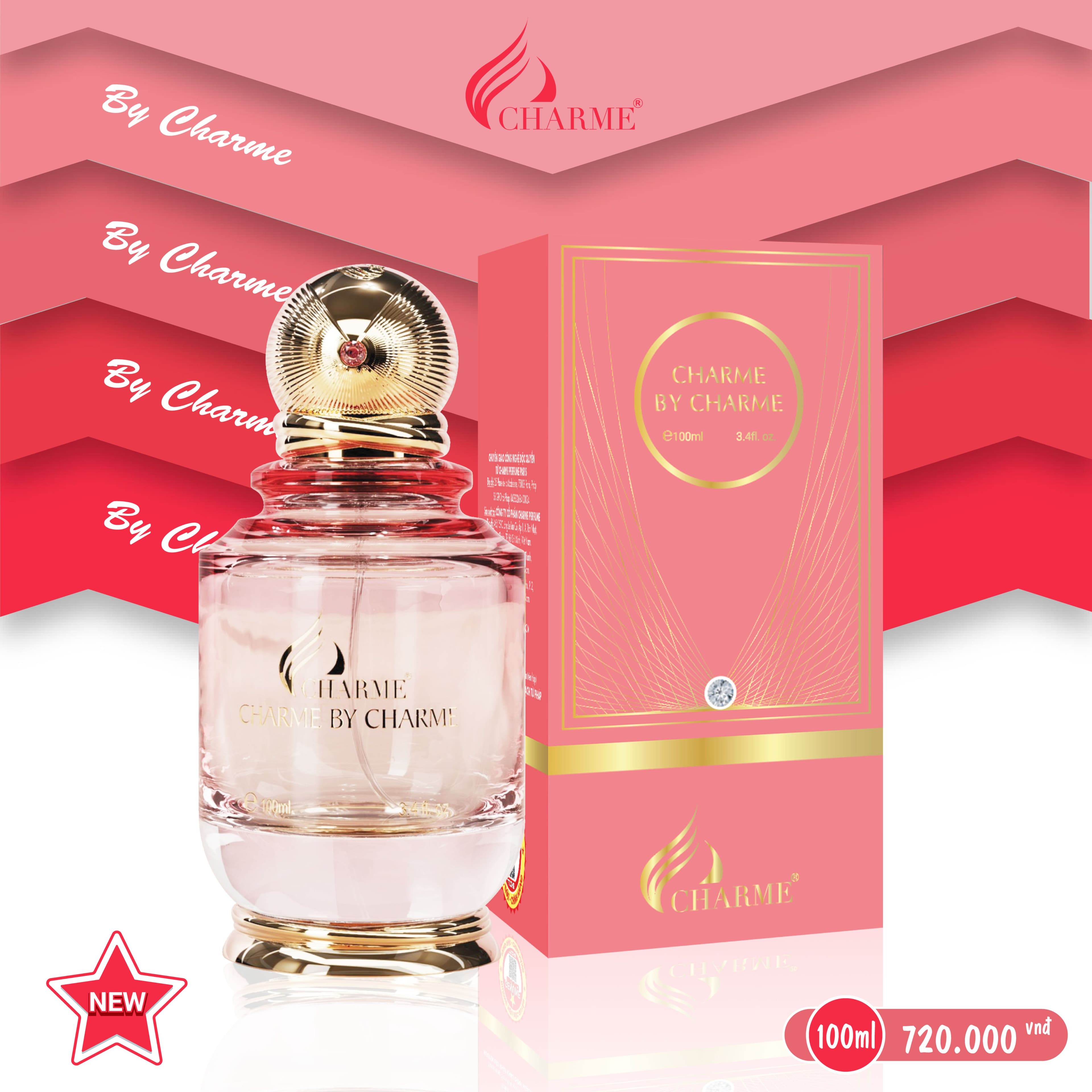 Nước hoa By Charmes 100ml (mẫu mới 2021)