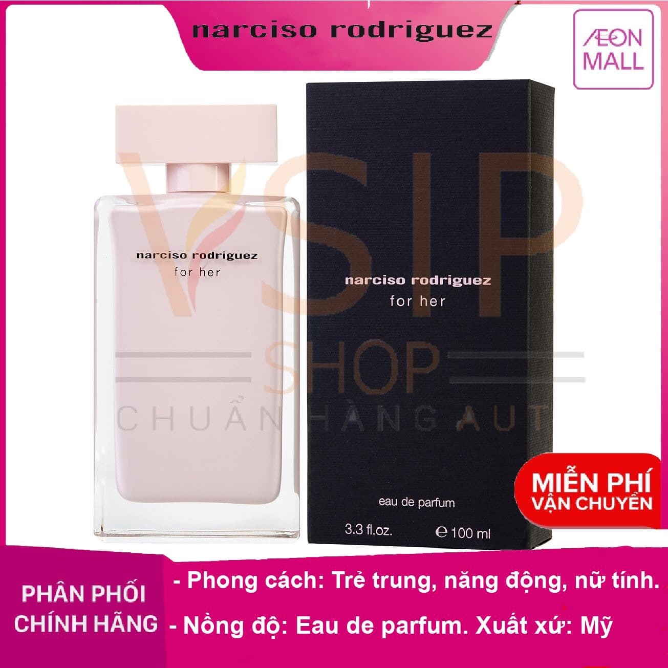 Nước hoa nữ Narciso Rodriguez For Her Eau de Parfum