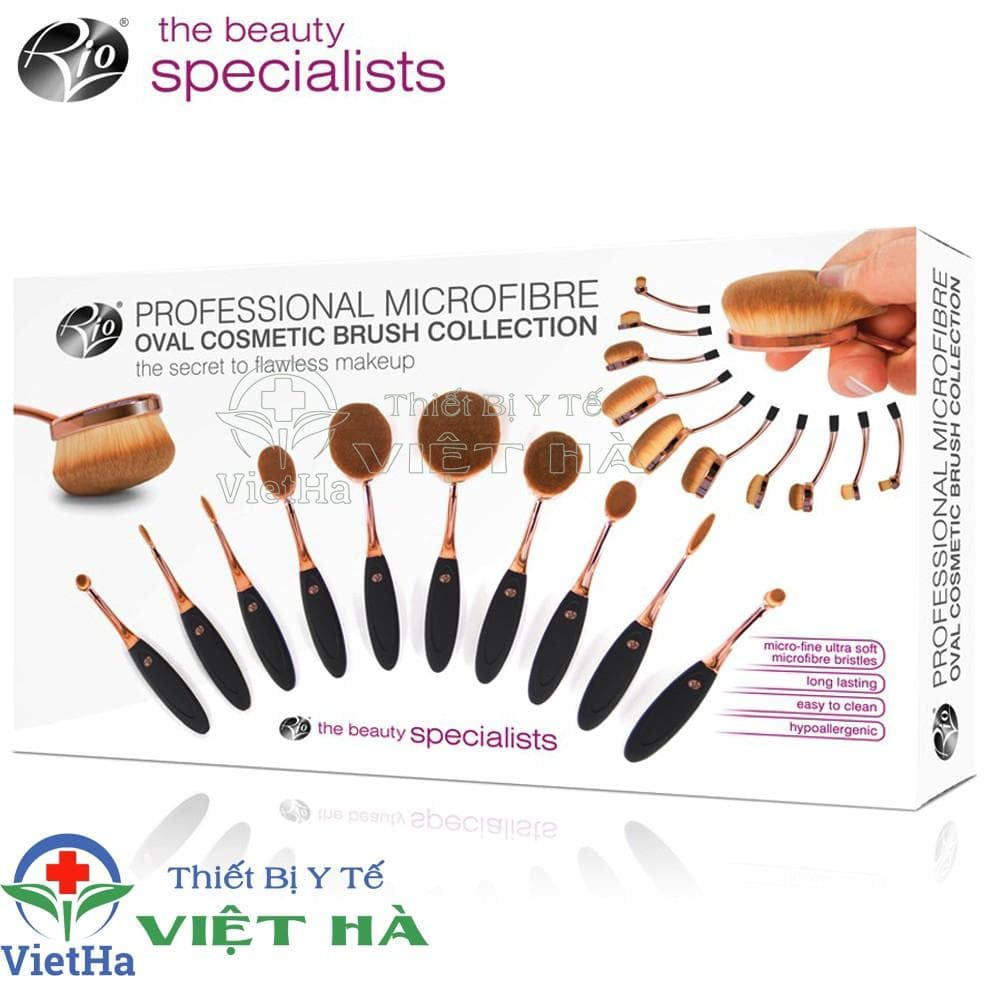 Bộ sưu tập cọ trang điểm hình Oval