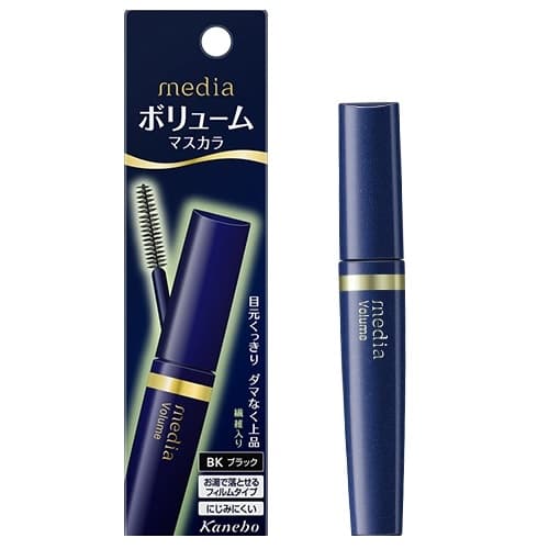 Mascara làm dày và cong mi Kanebo MEDIA Volume 6.5g - Nhật Bản (Đen)
