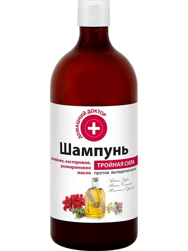 Dầu gội ba tác động chống rụng tóc Domashnij Doctor 1000ml