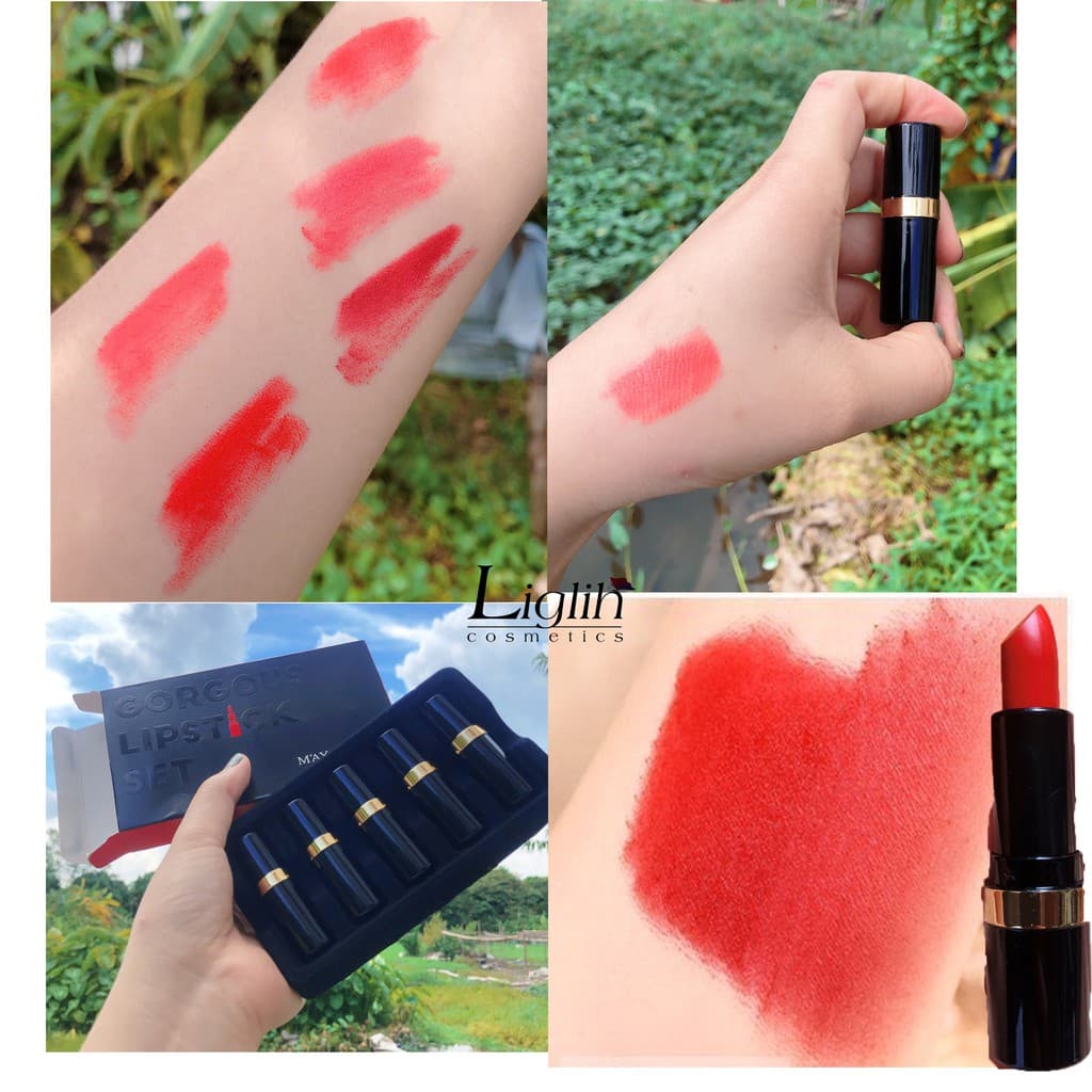 Sét son 5 thỏi Gorgous Lipstick MAYCRETAE
