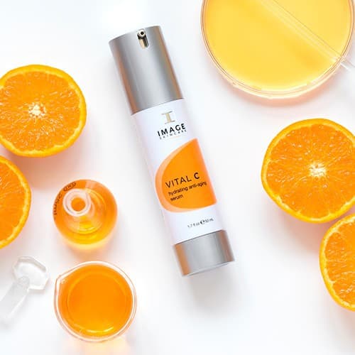 Serum Dưỡng Ẩm Image Skincare Vital C Hydrating Anti Aging Serum 50ml phục hồi da hư tổn căng mịn cấp nước bổ sung vitamin c