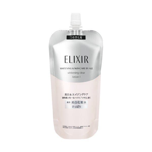 Nước hoa hồng trắng da chống lão hóa Shiseido Elixir Whitening Clear Lotion I 150ml - [Túi thay thế]