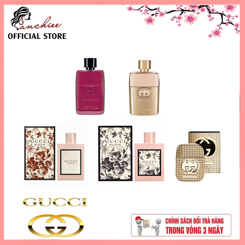 full version  Nước hoa Gucci nữ Chính Hãng 5/10/20ml Chọn Bộ Những Chai Nước Hoa cho Mua Hè Nóng Bỏng