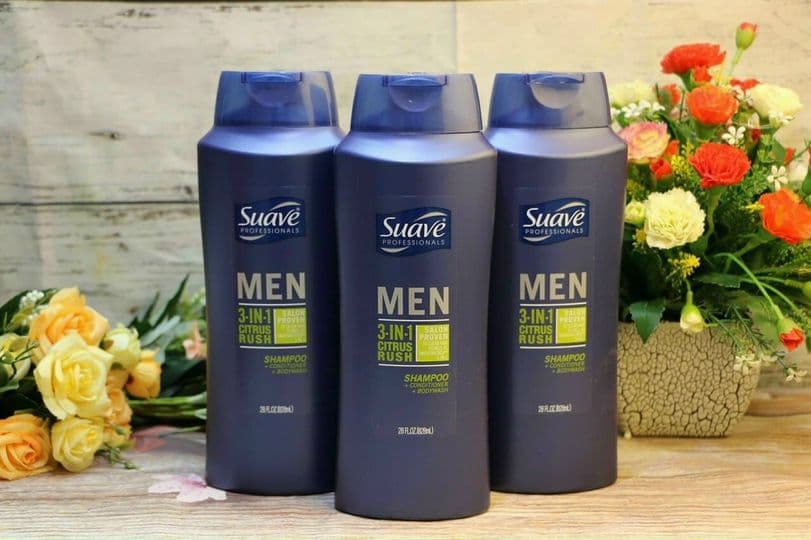 [HCM]Dầu Gội Nam Suave Professionals Men 3 In 1 828ml ( tắm+gội+xả)