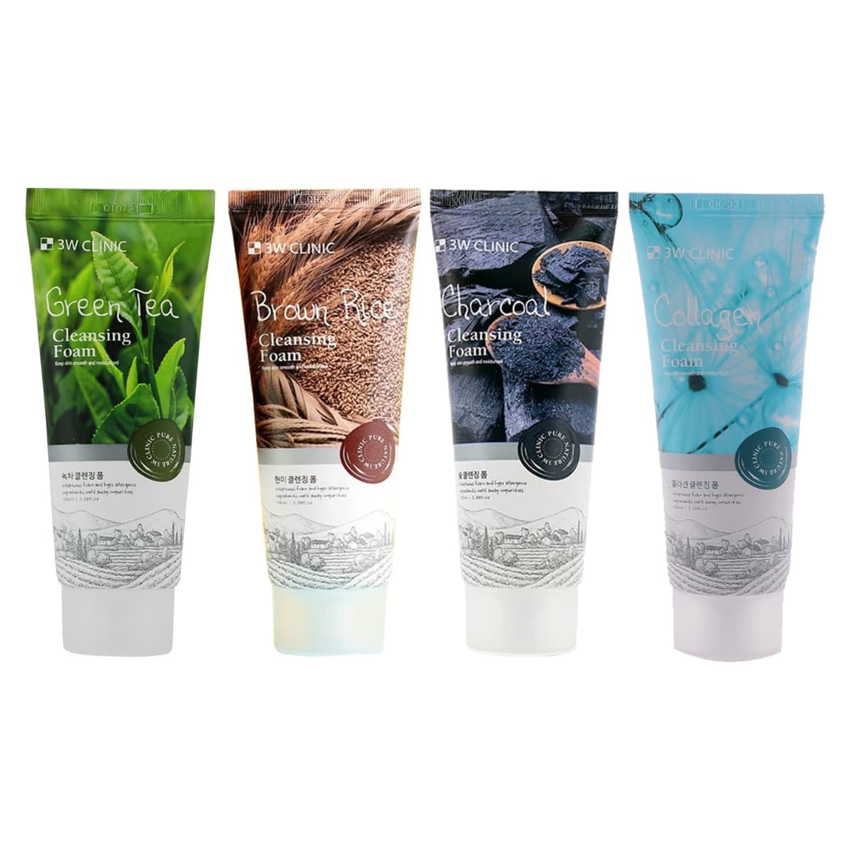 Sữa rửa mặt trắng da 3W Clinic 100ml Hàn Quốc