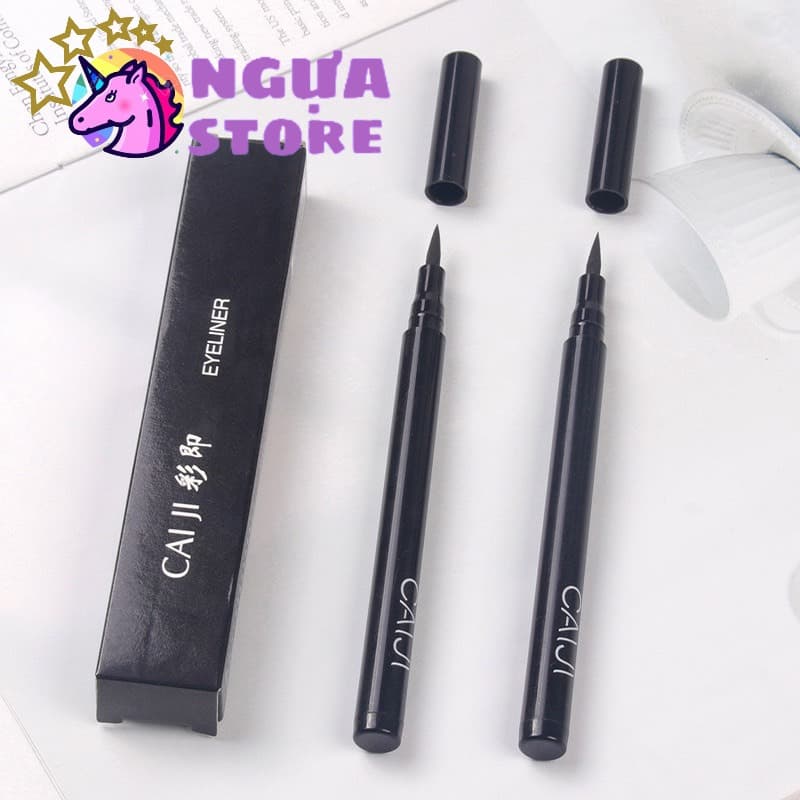 Bút Kẻ Mắt CAIJI eyeliner chống nước lâu trôi thanh mãnh dễ dùng nội địa chính hãng sỉ rẻ