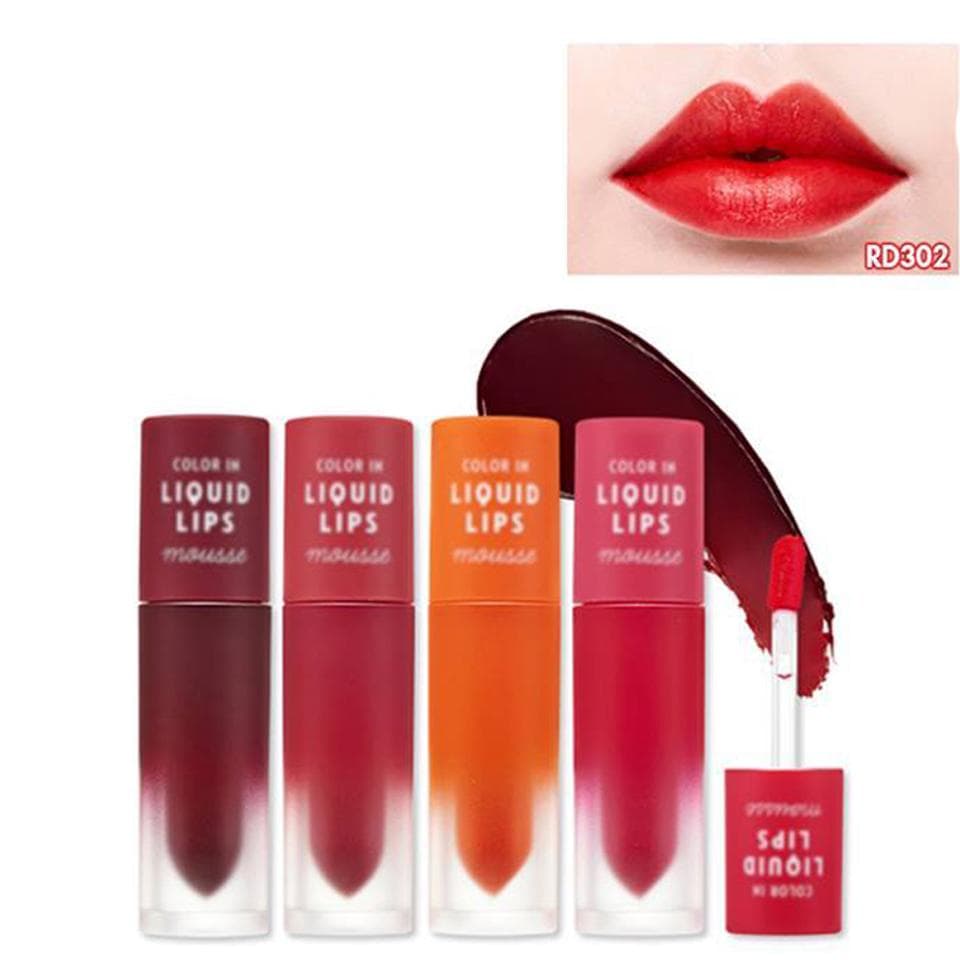 Son Kem siêu mịn Etude House Color In Liquid Lips Mousse Lì 3.2ml #PK002