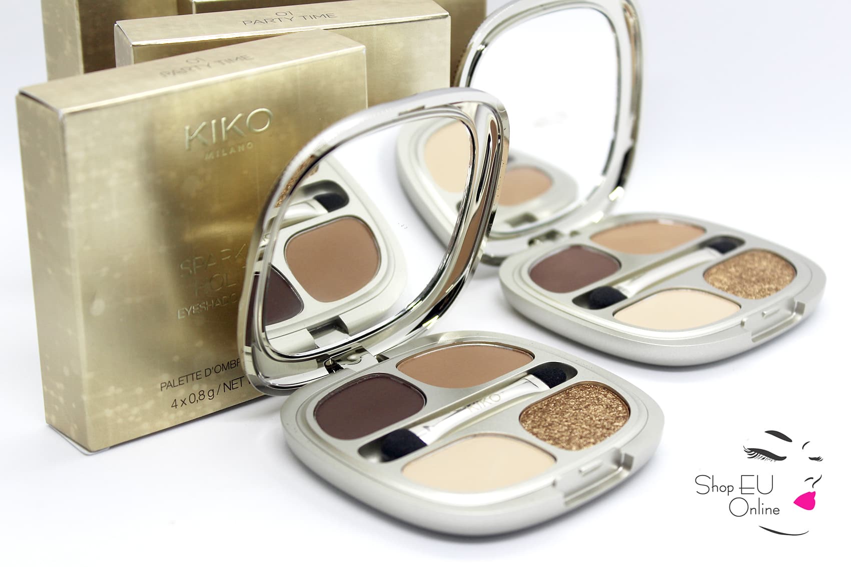 Phấn mắt Sparkling Holiday eyeshadow - kim tuyến - Kiko Milano - Italia