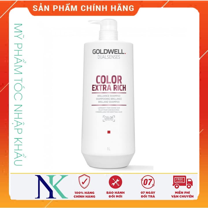 [HCM]Dầu Gội Siêu Dưỡng Màu Goldwell Dualsenses Color Extra 1000Ml
