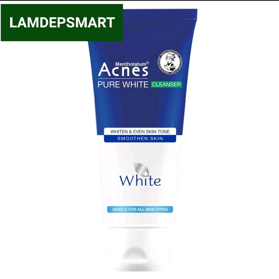 Sữa rửa mặt Acnes Pure White 100g