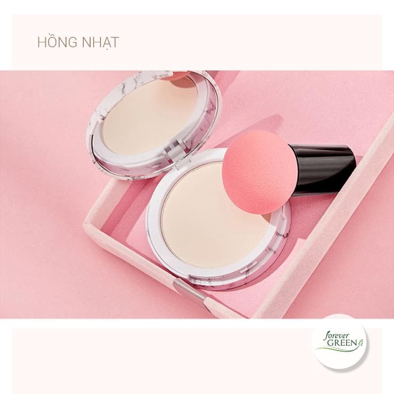 Mút Dặm Kem Nền Hình Cây Nấm Có Tay Cầm Maycreate MC052