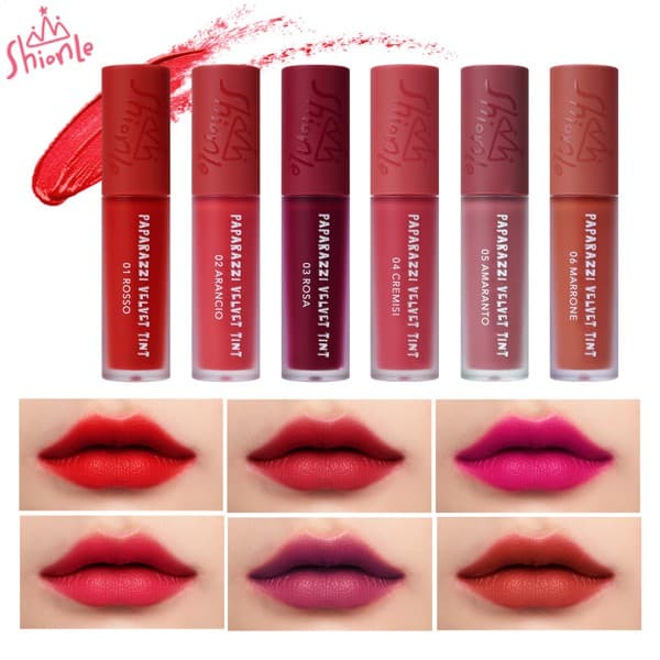 [HCM]Son Kem Siêu Mịn Mềm Môi Shionle Paparazzi Velvet Tint