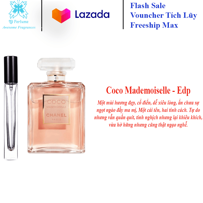 [HCM][]Mẫu thử 10ml Chanel Coco Mademoiselle Eau De Parfum