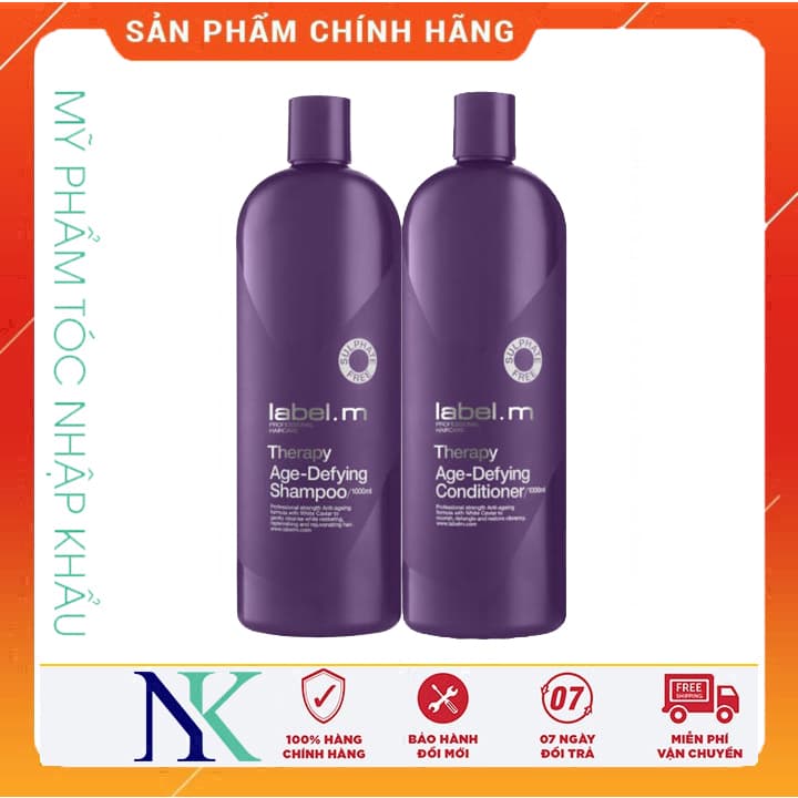[HCM]Dầu Gội Xã Chống Lão Hóa Tóc Label.M Therapy Age-Defying 1000Ml