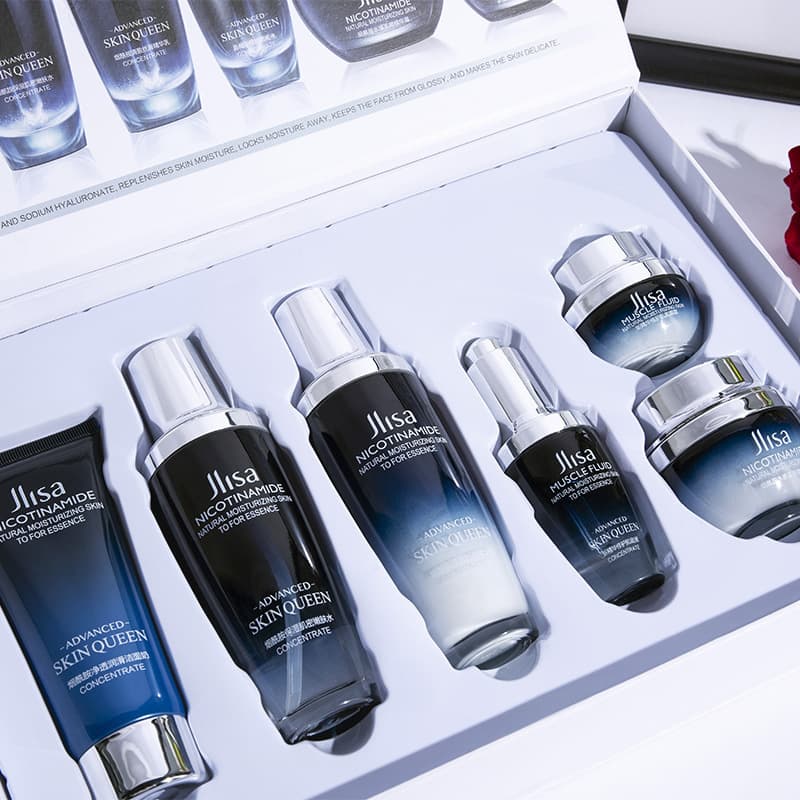 [HCM]COMBO 6 Bộ dưỡng ẩm cao cấp Jlisa bộ mỹ phẩm，Trọn bộ 6，makeup set
