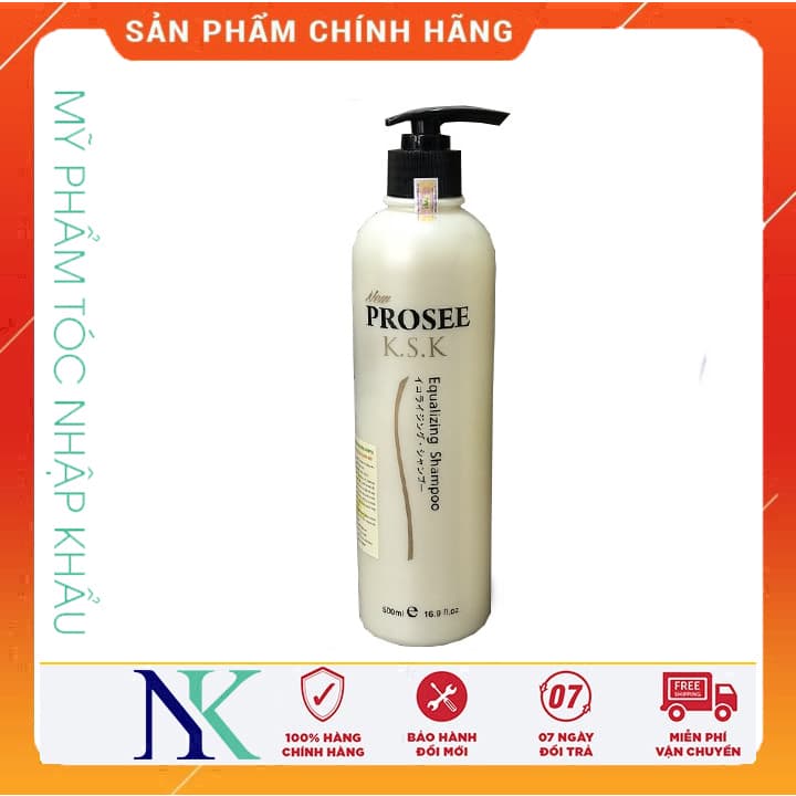 [HCM]Dầu Gội Sạch Gàu Dành Cho Da Đầu Dầu Prosee Equalizing 500Ml