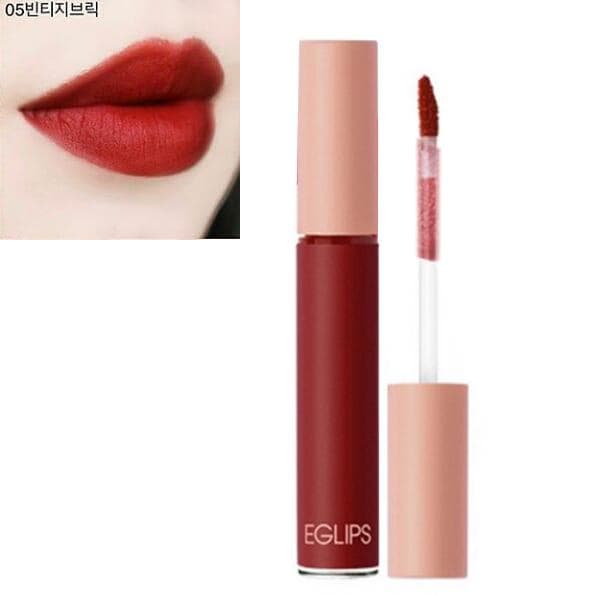 Son kem Eglips Velvet Fit Tint 4g (#05 Vintage Brick - Màu đỏ gạch)